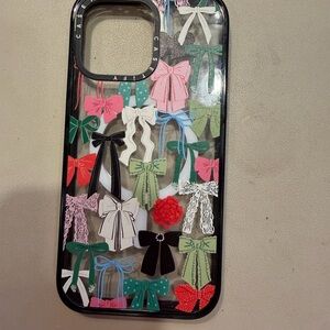 Casetify Multicolor Bow Design Phone Case 14 Pro Max